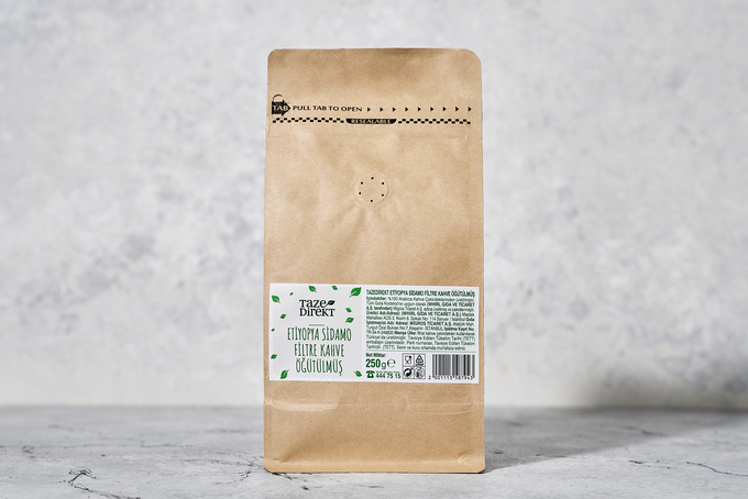 Etiyopya Sidamo Öğütülmüş Filtre Kahve 250 g