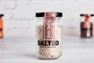 Siyah Trüf Mantarlı Tuz Cam Kavanoz 70 g