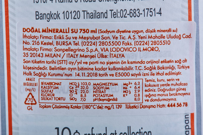 Mineralli Kaynak Suyu 750 ml