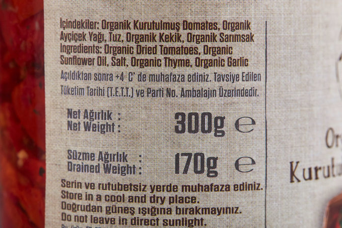 Organik Yarı Kurutulmuş Domates 300 g