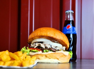 Mushroom Burger Menü görseli