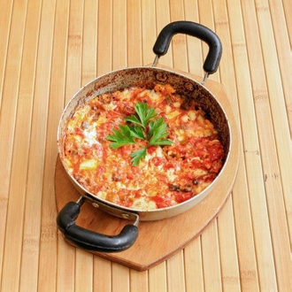 Pastırmalı & Kaşarlı Menemen görseli