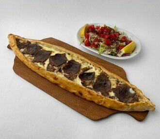 Kavurmalı Kaşarlı Pide görseli