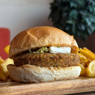 Veggie Burger Menü görseli