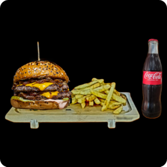 Double Texas Burger Menü görseli