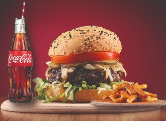 Klasik Burger Menü görseli