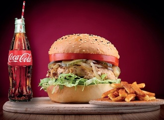 Chicken Burger Menü görseli