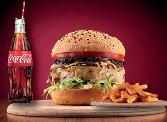 Chicken Texas Burger Menü görseli