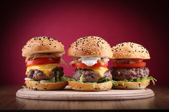 3'lü Mini Burger görseli