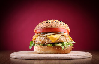 Chicken Barbeque Burger görseli