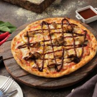 Chicken BBQ Pizza (Büyük) görseli