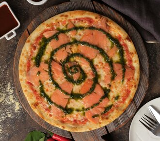 Füme Somon Pizza (Orta) görseli