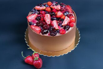 Karışık Orman Meyveli Pasta (10 - 12 Kişilik) görseli