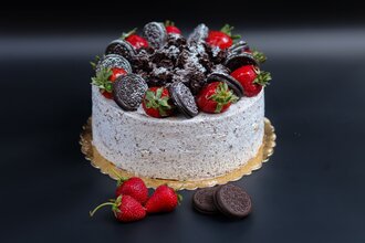 Meyveli Yaş Pasta (10 - 12 Kişilik) görseli