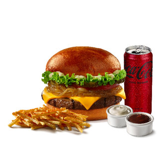 Cheeseburger Menü görseli