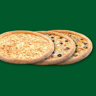 3 Adet Orta Boy Pizza görseli