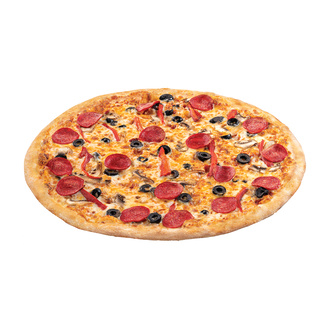 Ateşte Kırmızı Pizza (Orta) görseli