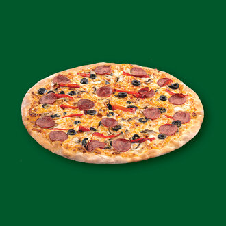 Ateşte Kırmızı Pizza (Küçük) görseli