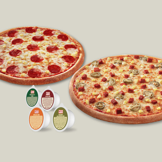 2 Adet Büyük Boy Pizza görseli