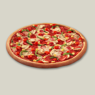 Süper Karışık Pizza (Büyük) görseli