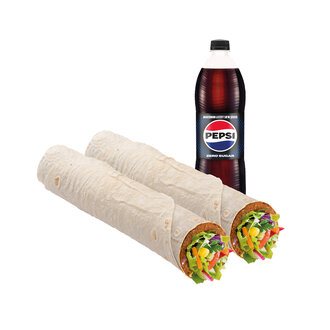 2 Mega Çiğ Köfte Dürüm Fırsatı 2 görseli