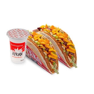 Doritos'lu Çiğ Köfte Tako Menü 1 görseli