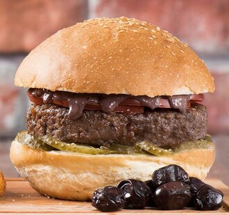 Zeytin Soslu Burger görseli