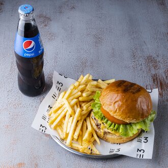 The Green Burger Menü görseli