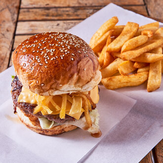 Cowboy Mustard Burger görseli
