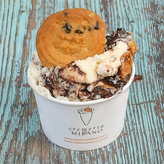 Vanilya & Nutella & Gofretli Dondurma (500 gr.) görseli