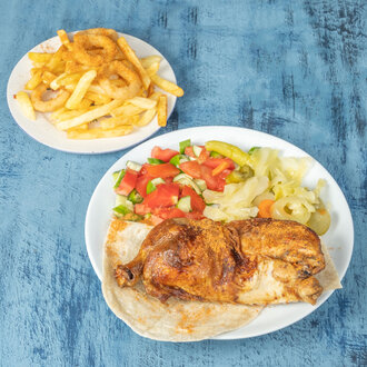 Tavuk Çevirme (Yarım) Menü 2 görseli