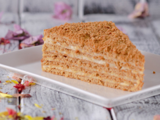 Medovik Ballı Rus Pastası(şeker İlavesiz)( 1 Kişilik ) görseli