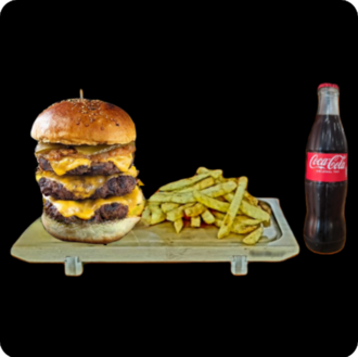 Tripleks Garlic Mushroom Burger Menü görseli