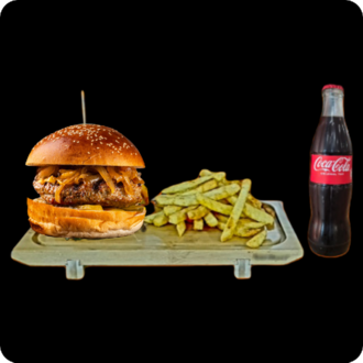 Garlic Mushroom Burger Menü görseli