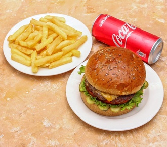 Double Cheeseburger Menü görseli