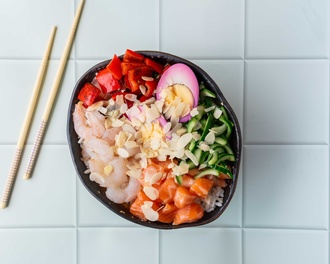 Protein Bomb Poke Bowl (Extra Protein) / Sporcu Poke Kasesi görseli