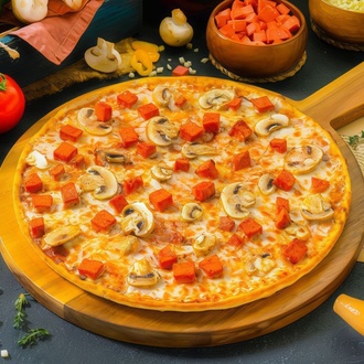 Sucuklu Mantarlı Pizza (Orta) görseli