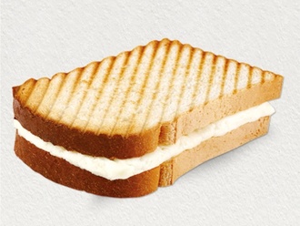 Beyaz Peynirli Tost görseli
