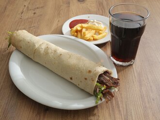 DürümMatik Mega Et Döner Dürüm Menü görseli