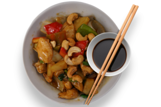 54- Thai Usulü Kaju Fıstıklı Tavuk görseli