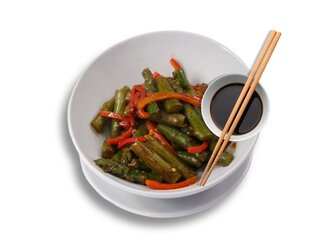 80- Sarımsak Soslu Kuşkonmaz görseli