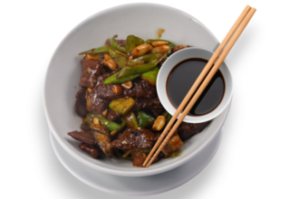 82- Acılı Kuşkonmazlı Mantar Sote görseli