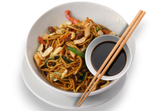 103- Körili Fıstıklı Dana Etli Noodle görseli