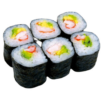 188- Avokado Ebi Maki Roll (6 Pcs.) görseli
