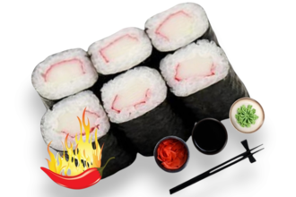 190- Spicy Kani Maki Roll (6 Pcs.) görseli