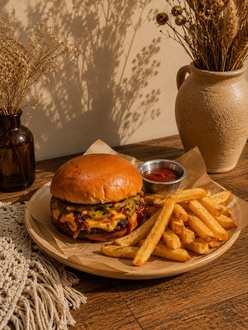 Kızgın Rakun Burger görseli