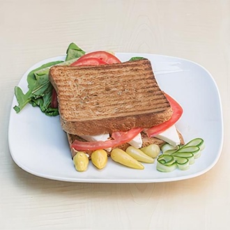Kepekli Beyaz Peynirli Tost görseli