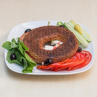 Beyaz Peynirli Simit Tost görseli
