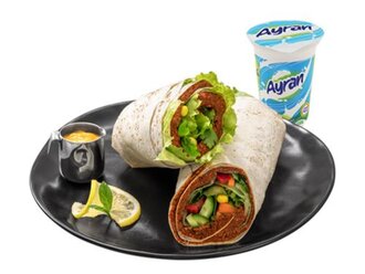 Çiğ Köfte Dürüm + Küçük Ayran Menü görseli