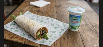 Double Çiğ Köfte Dürüm (130Gr) görseli